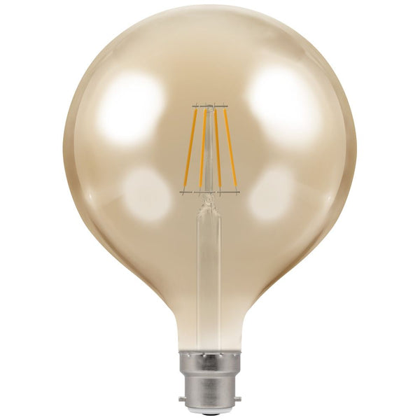 LED Globe G125 Filament Antique • Dimmable • 7.5W • 2200K • BC-B22d