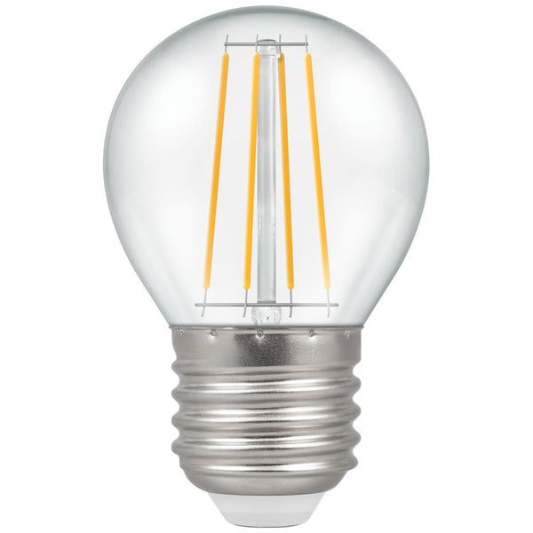 LED Round Filament Clear • Dimmable • 5W • 2700K • ES-E27