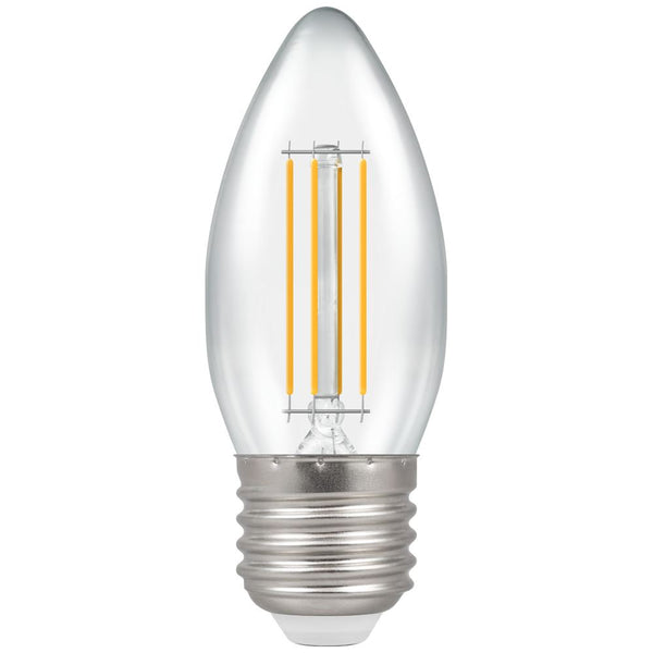 LED Candle Filament Clear • Dimmable • 5W (40W) • 2700K • ES-E27